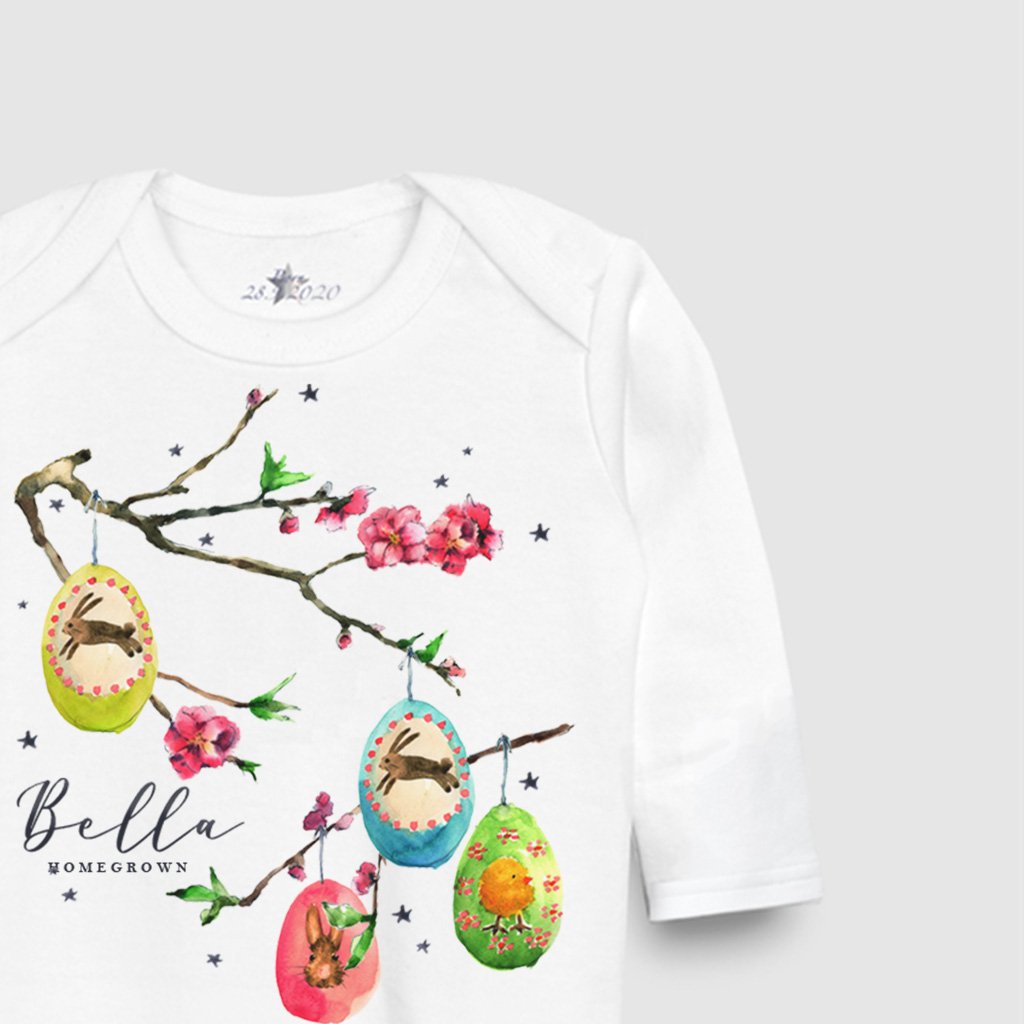 Jacket Sleep Tree Easter Tree Sleepsuit - Luna and Folly