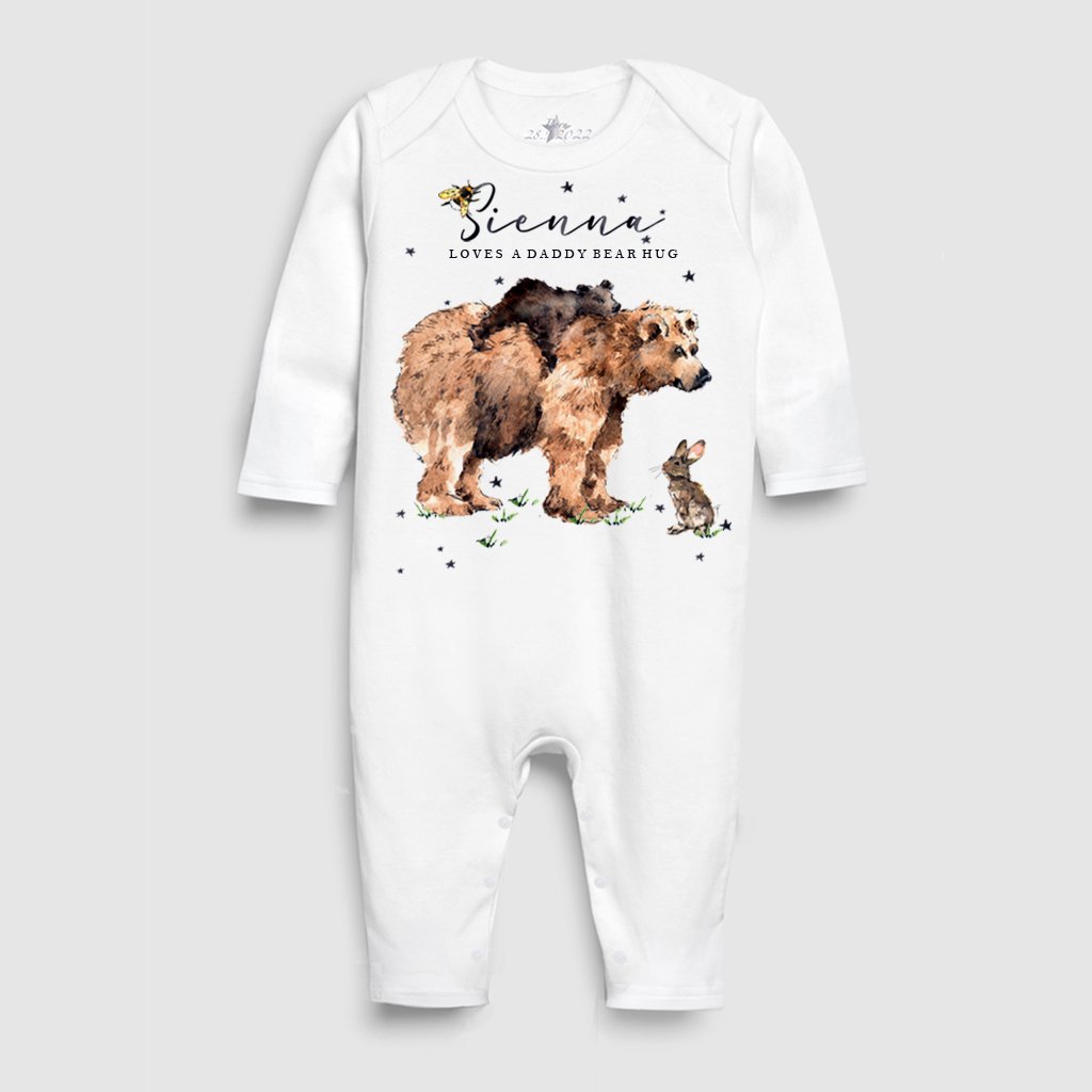 Daddy Bear Hug Sleepsuit
