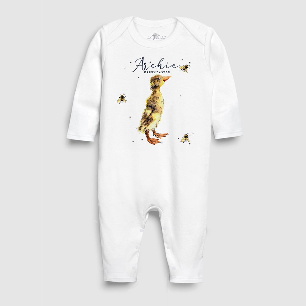 Happy Easter Duckling Sleepsuit