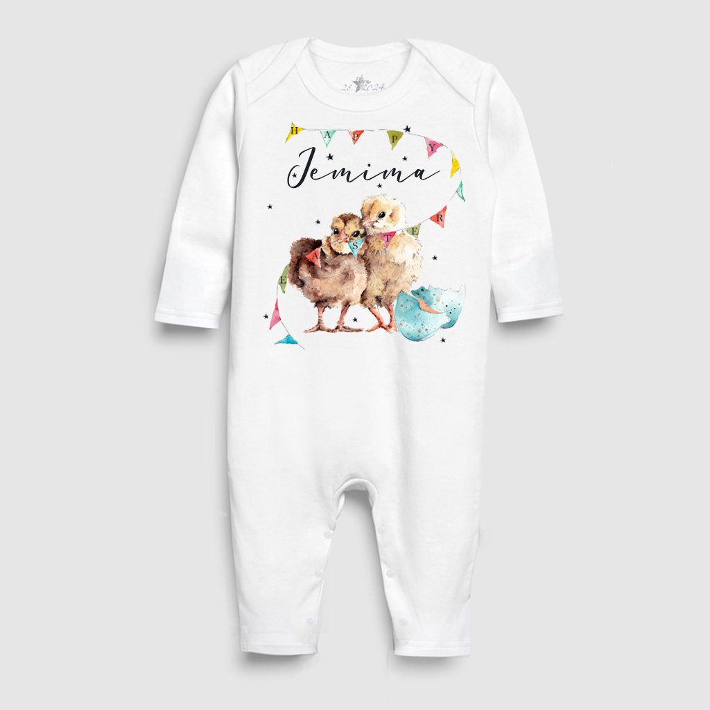 Easter Chick Sleepsuit
