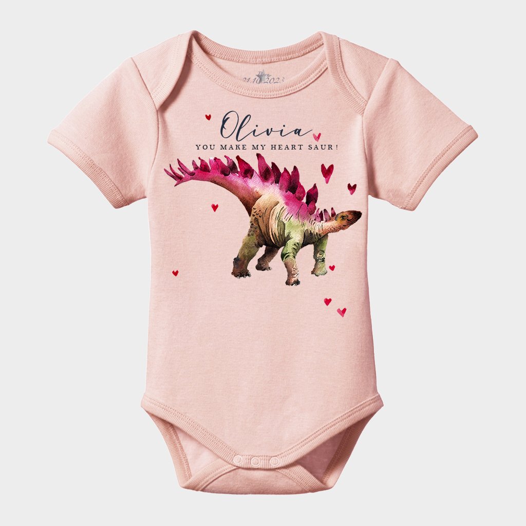 Dinosaur Valentine Bodysuit