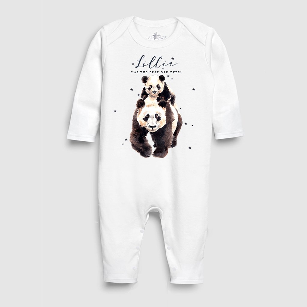 Papa Panda Sleepsuit