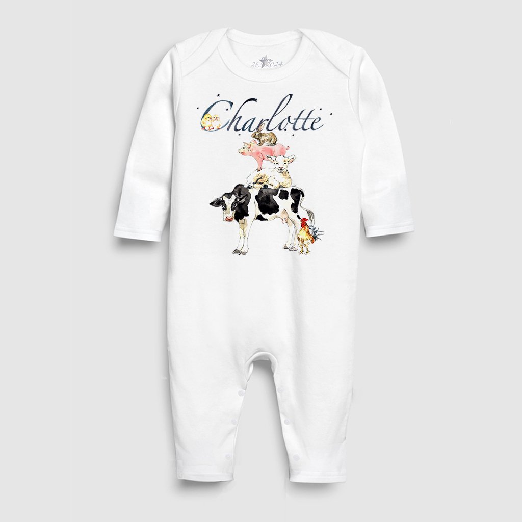 Farm Stack Sleepsuit