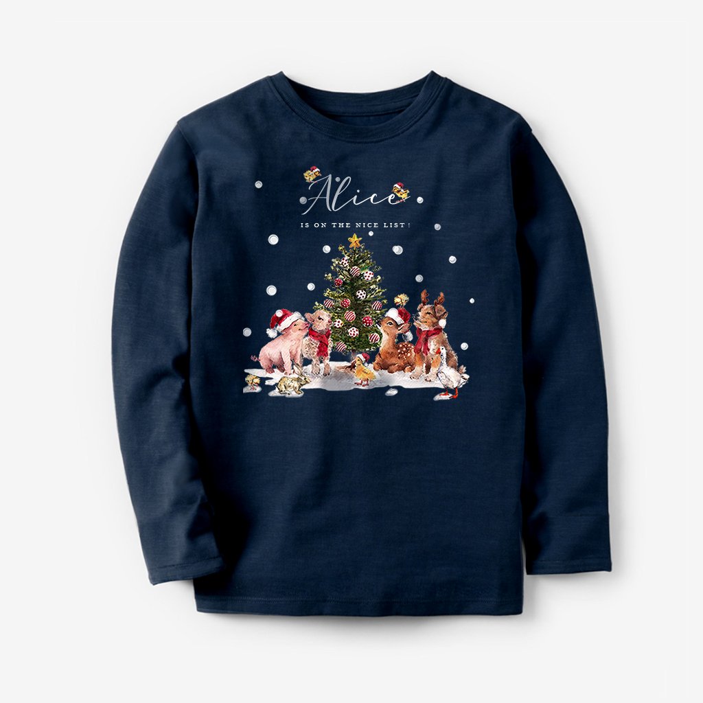 Christmas Farm Scene Tee - Image 4