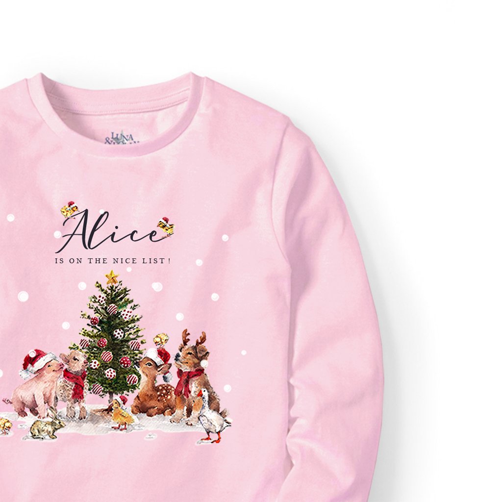 Christmas Farm Scene Tee - Image 2