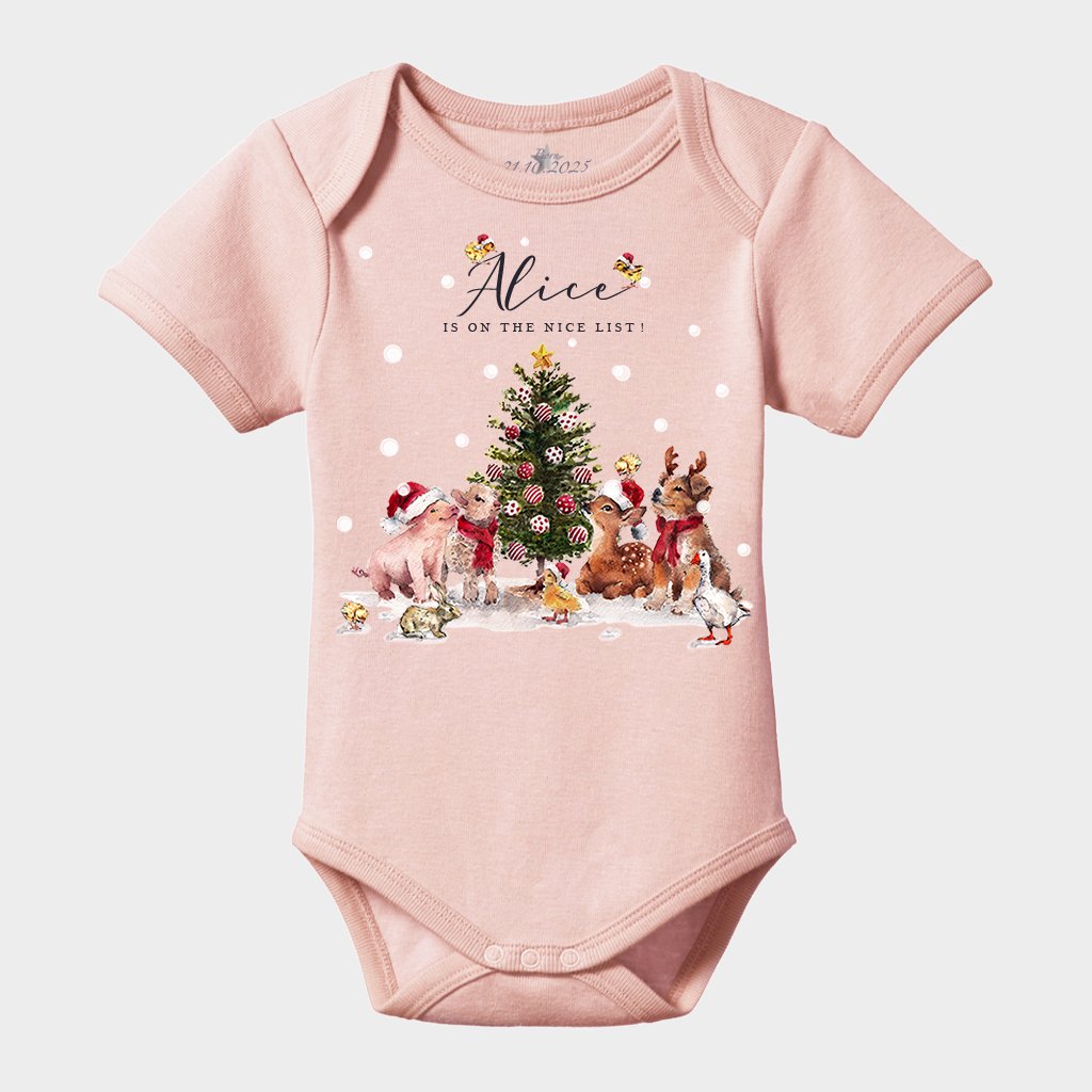Christmas Farm Scene Bodysuit