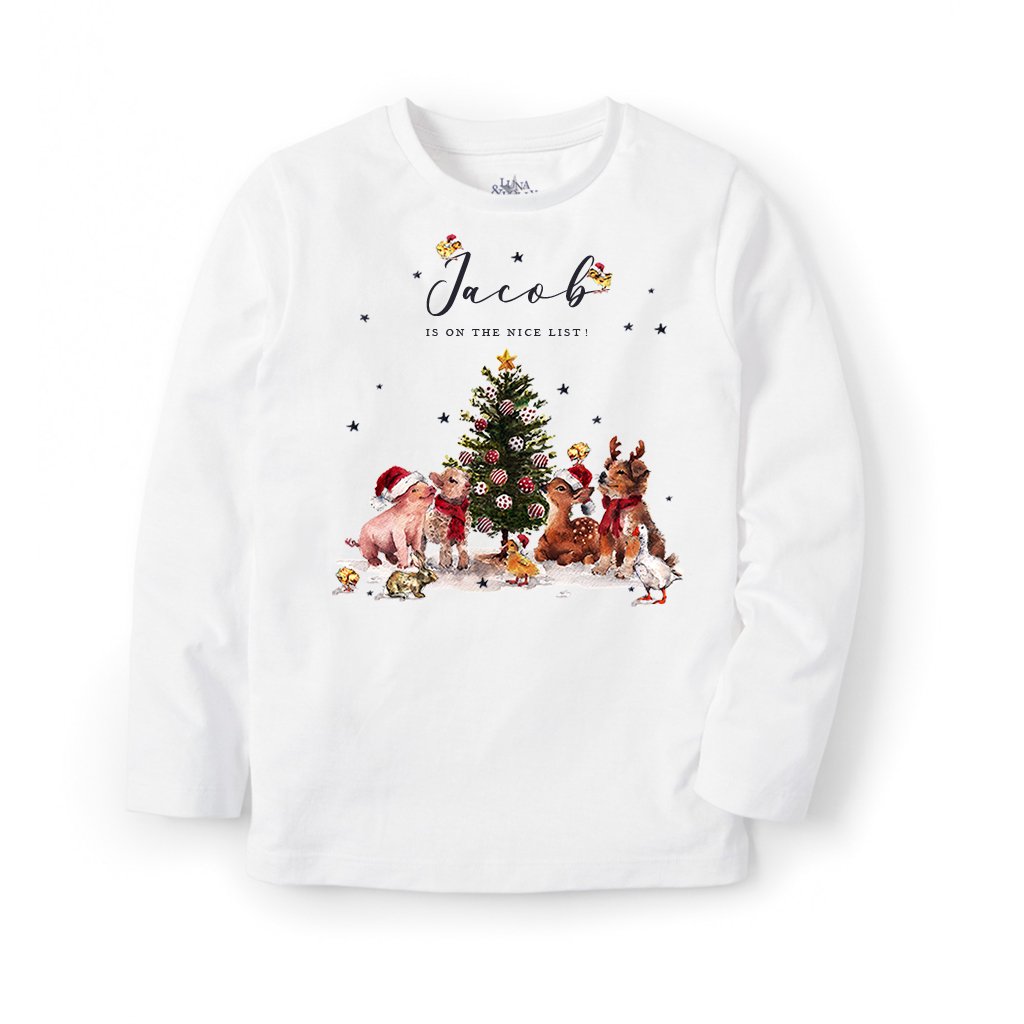 Christmas Farm Scene Tee - Image 3