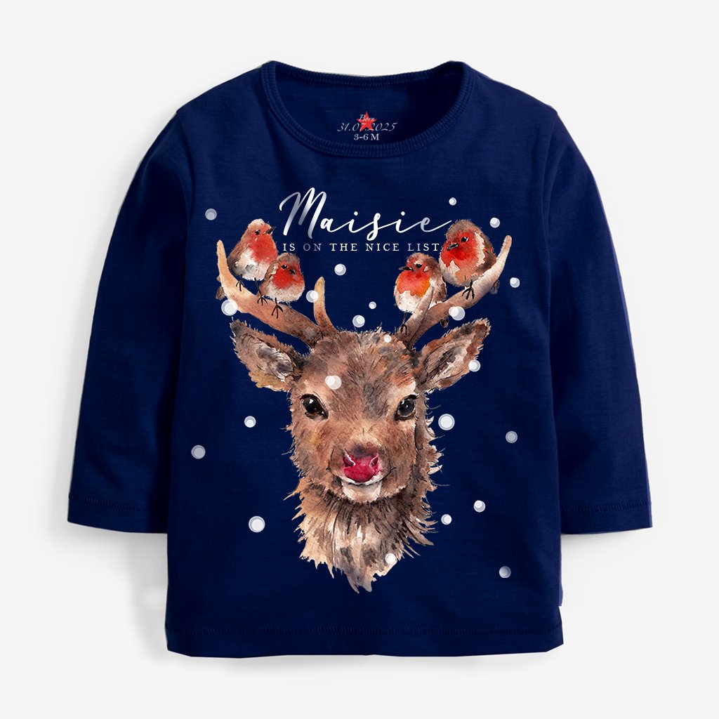 Christmas Rudolph Newborn Tee