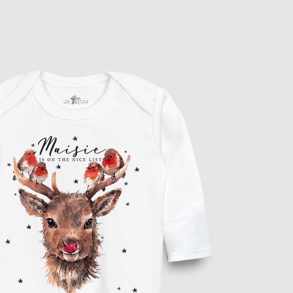 Christmas Rudolph Sleepsuit - Image 2