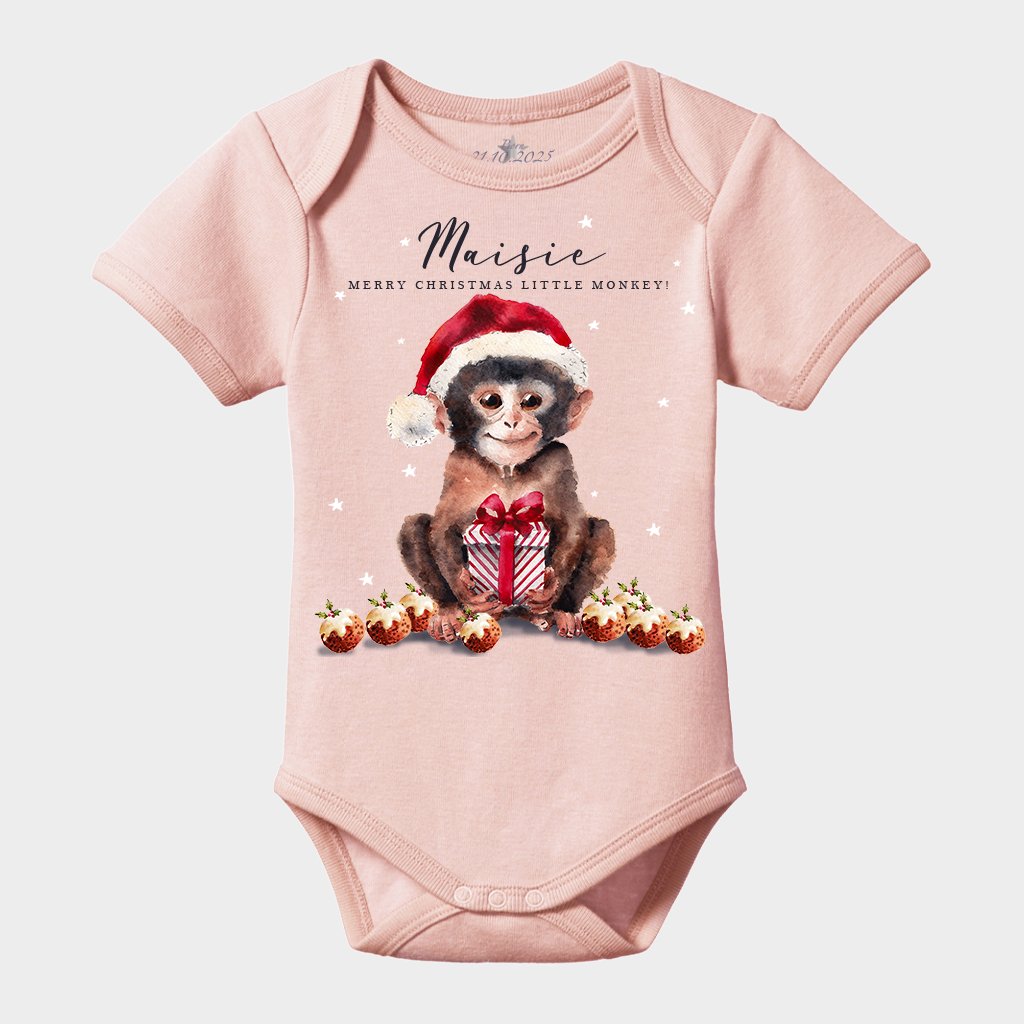 Christmas Monkey Bodysuit
