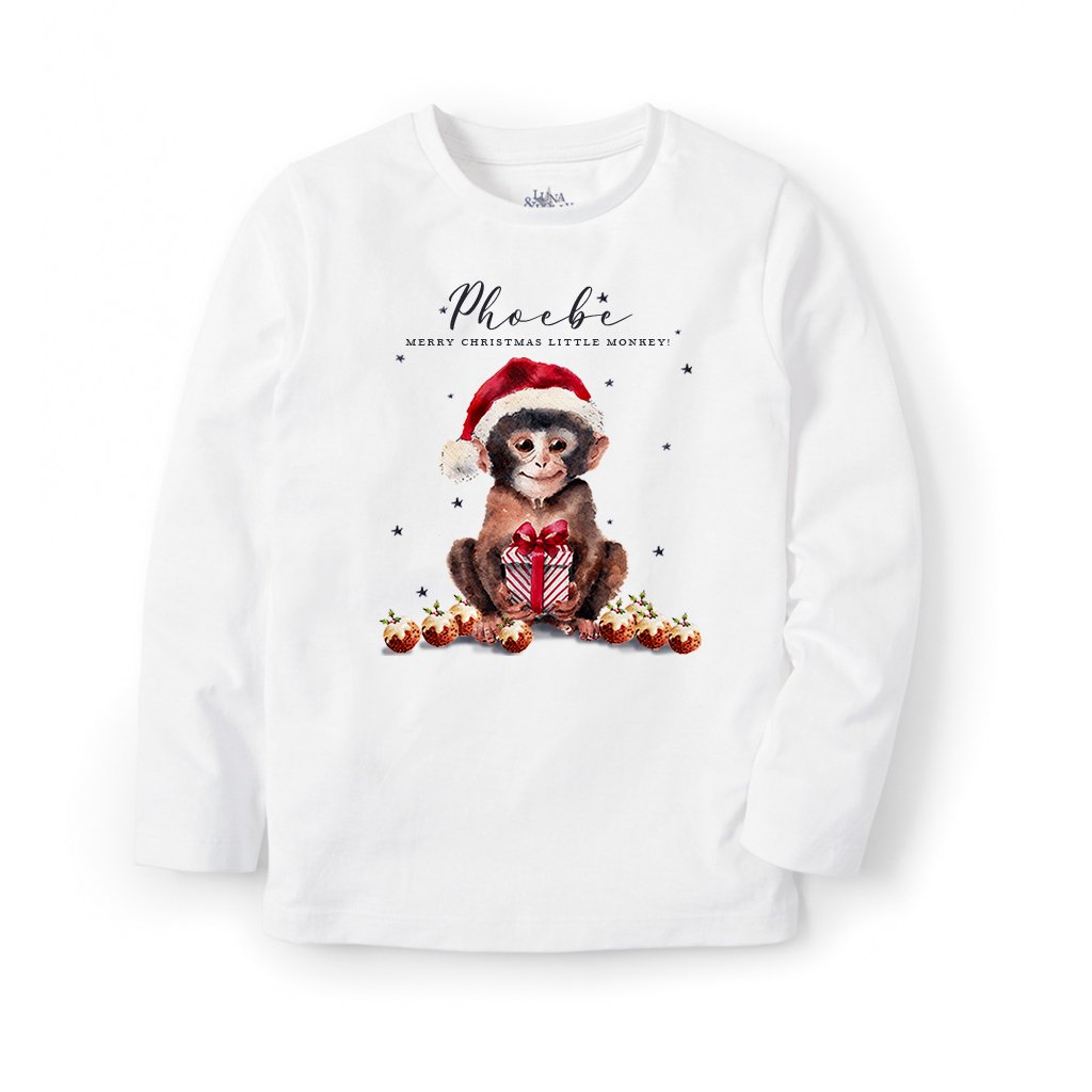 Christmas Monkey Tee - Image 2