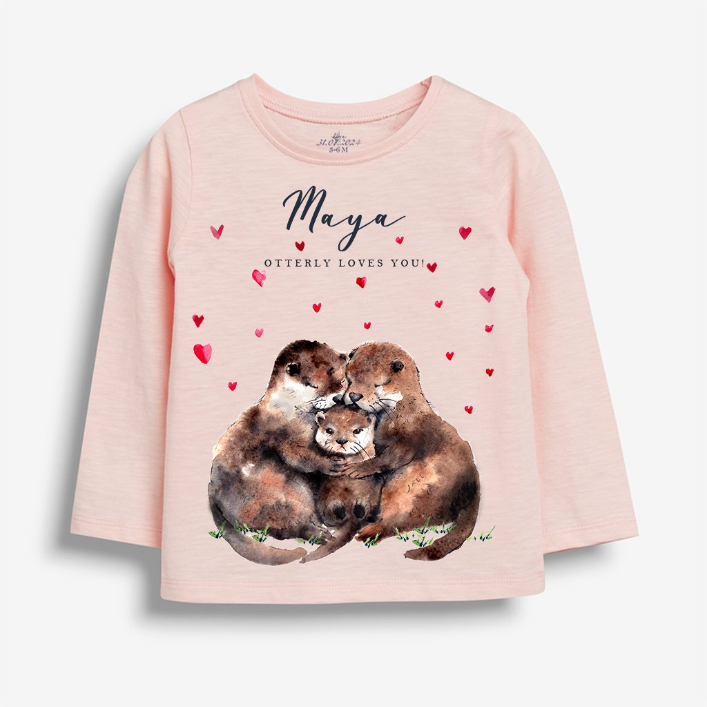 Otterly Love You Valentine Tee