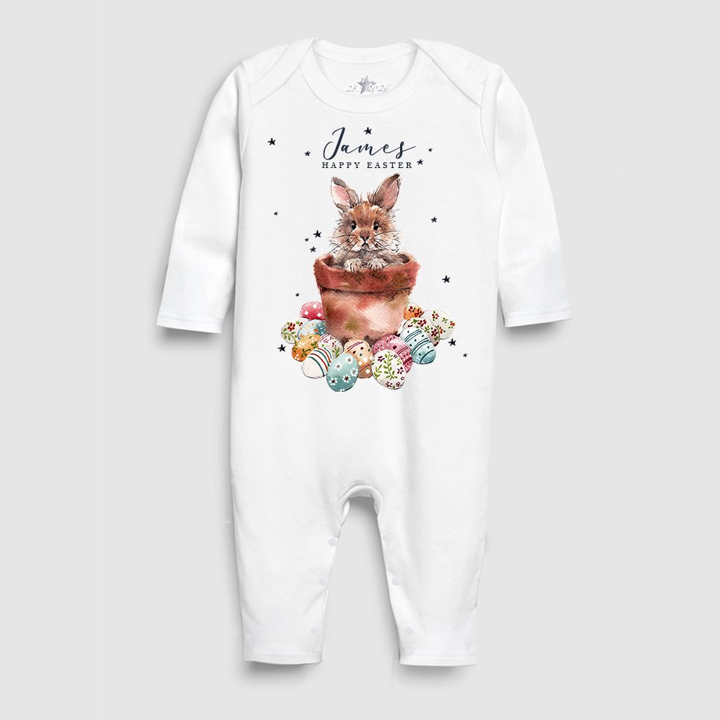 Easter Bunny in a pot Sleepsuit