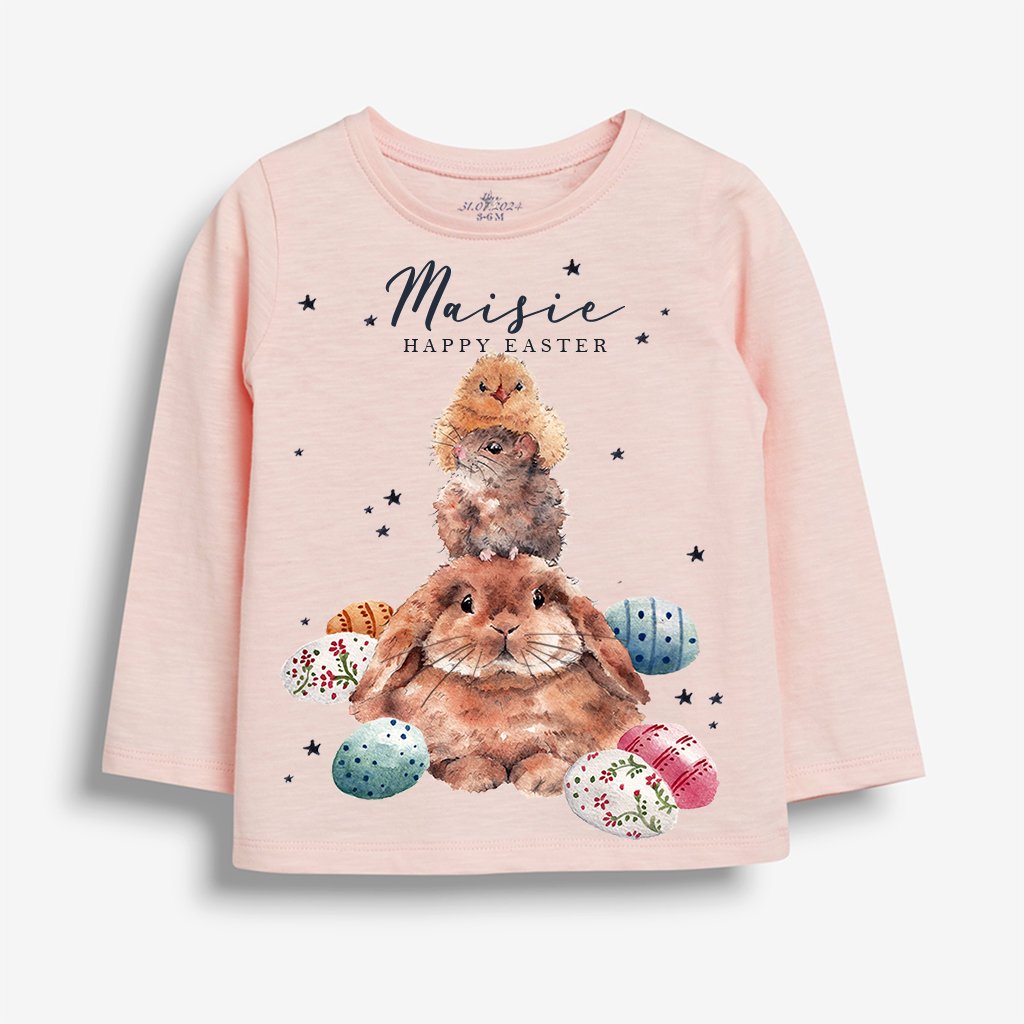 Easter Bunny and Friends Newborn Tee