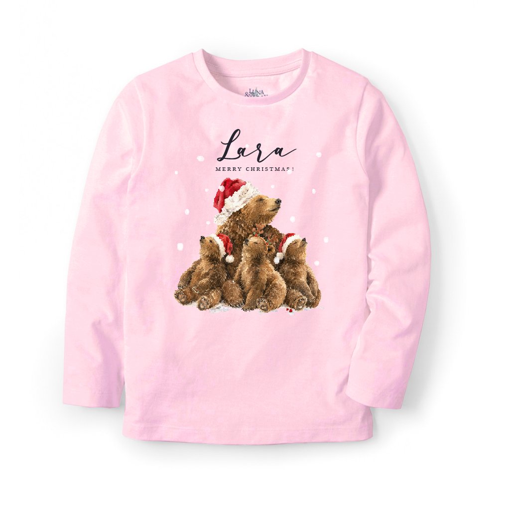 Christmas Bear Family Tee