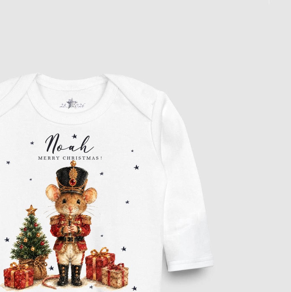 Christmas Nutcracker Mouse Sleepsuit - Image 2