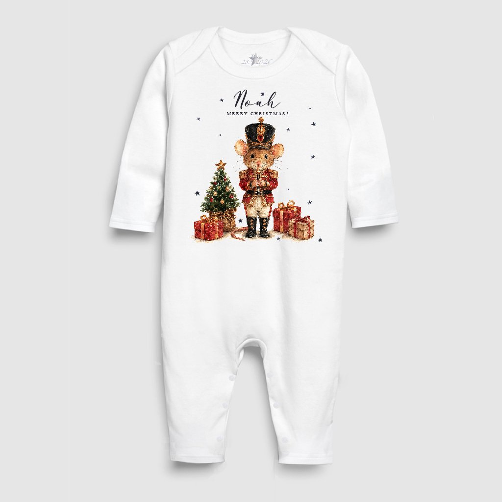 Christmas Nutcracker Mouse Sleepsuit