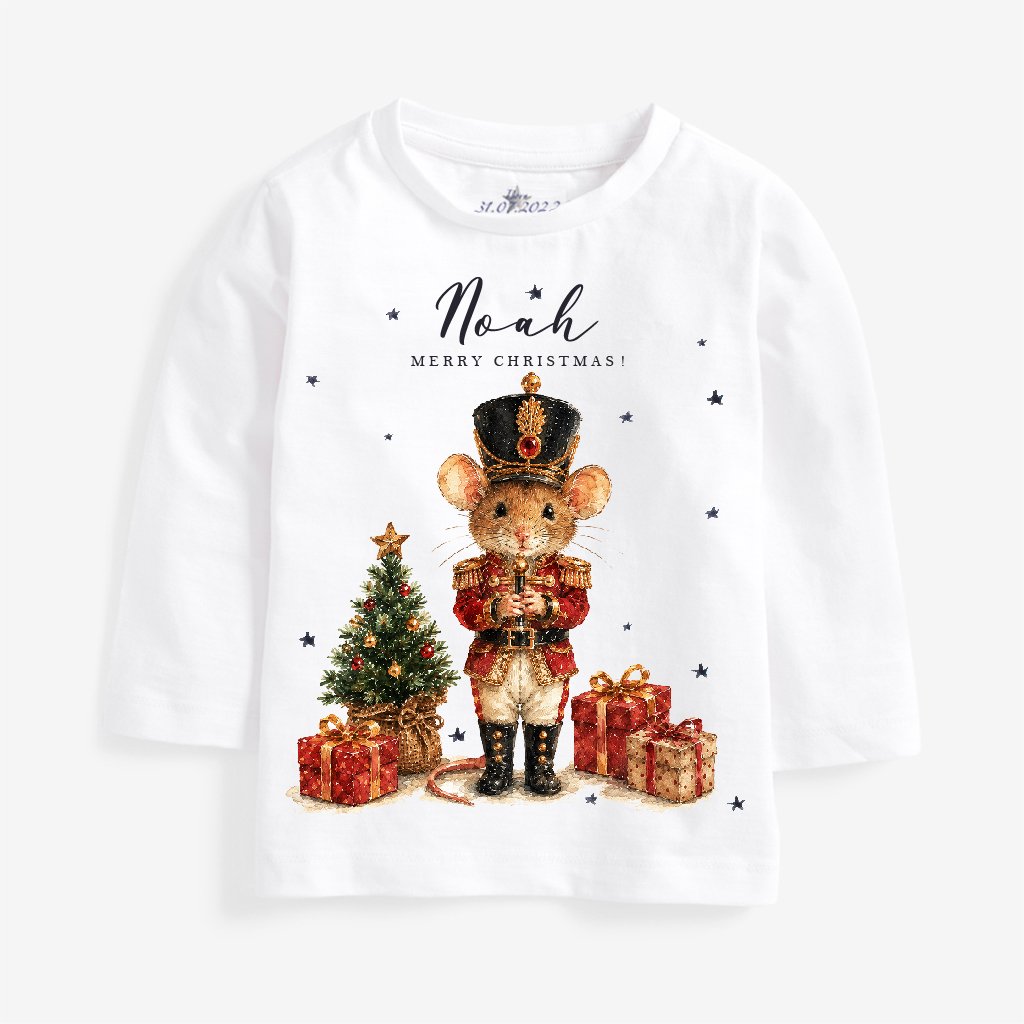 Christmas Nutcracker Mouse Newborn Tee