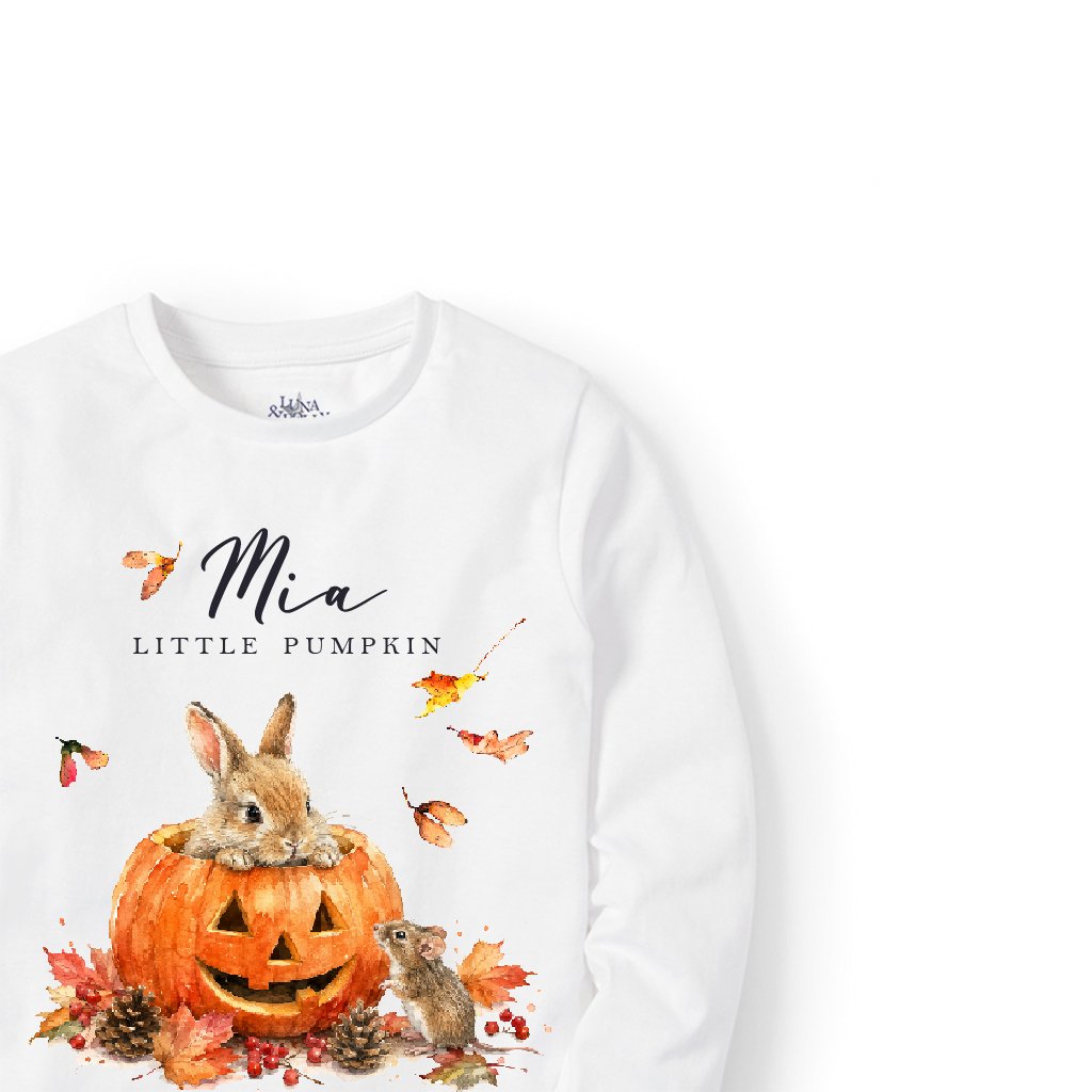 Pumpkin & Bunny Tee - Image 3