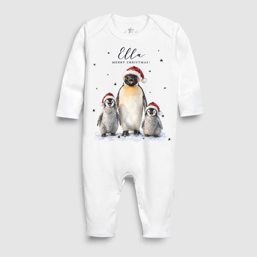 Penguin Christmas Sleepsuit