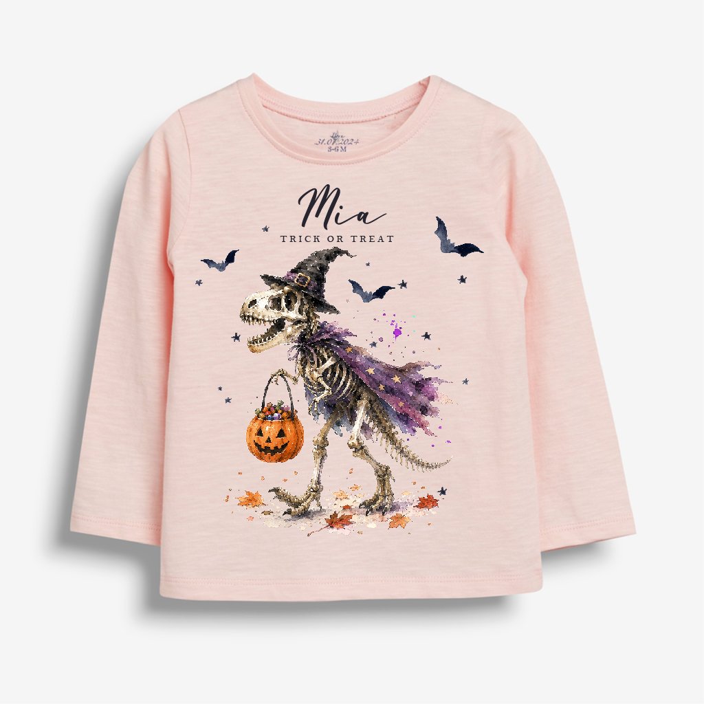 T-Rex Trick or Treat Newborn Tee